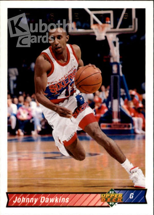 NBA 1992-93 Upper Deck - No 231 - Johnny Dawkins