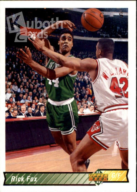 NBA 1992-93 Upper Deck - No. 232 - Rick Fox