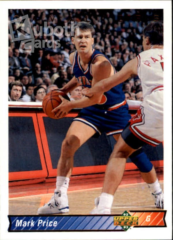 NBA 1992-93 Upper Deck - No 234 - Mark Price