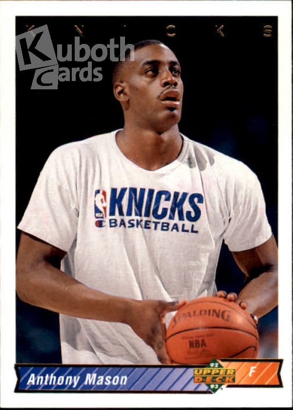 NBA 1992-93 Upper Deck - No. 239 - Anthony Mason