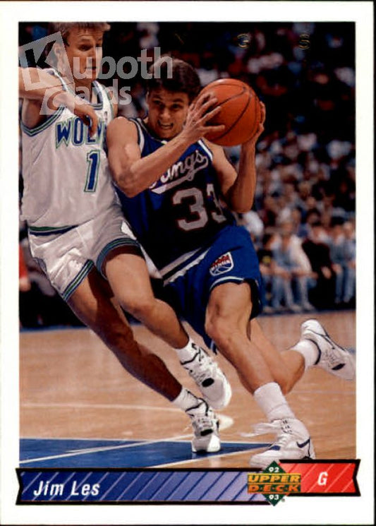 NBA 1992-93 Upper Deck - No. 241 - Jim Les