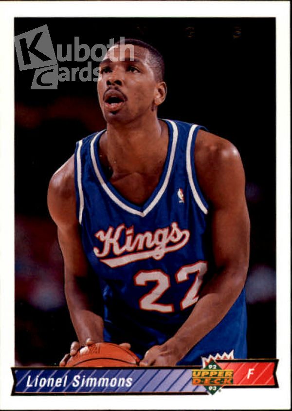 NBA 1992-93 Upper Deck - No 243 - Lionel Simmons