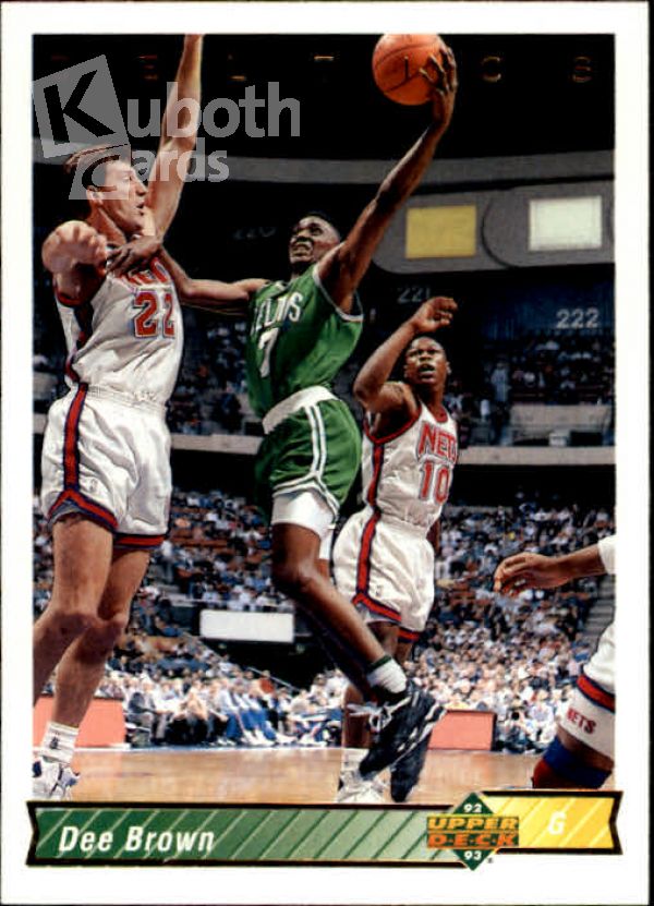 NBA 1992-93 Upper Deck - No. 252 - Dee Brwon