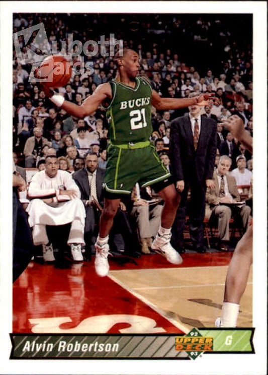 NBA 1992-93 Upper Deck - No. 253 - Alvin Robertson