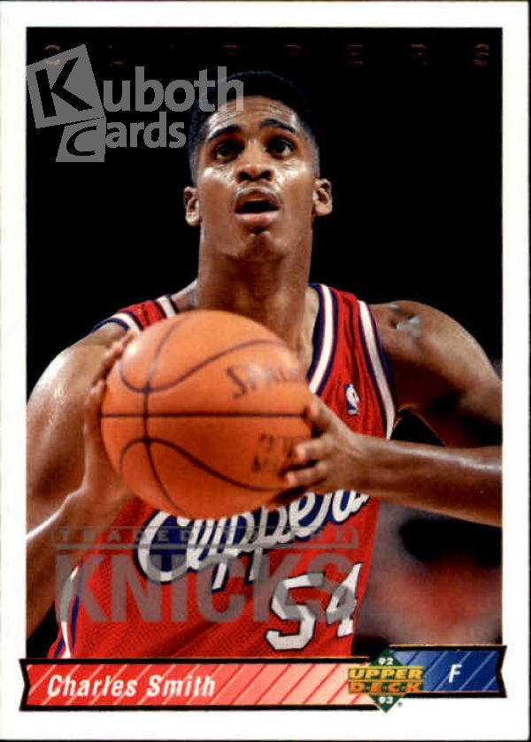 NBA 1992-93 Upper Deck - No 254 - Charles Smith