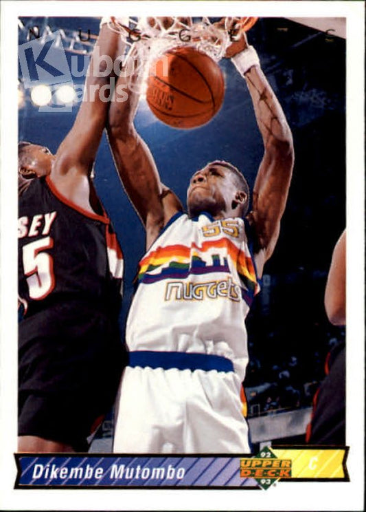 NBA 1992-93 Upper Deck - No 255 - Dikembe Mutombo