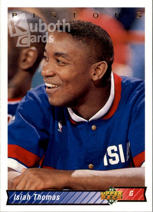 NBA 1992-93 Upper Deck - No. 263 - Isiah Thomas