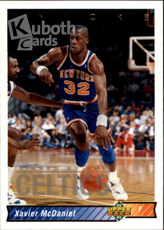 NBA 1992-93 Upper Deck - No. 269 - Xavier McDaniel