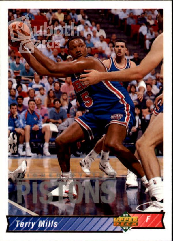 NBA 1992-93 Upper Deck - No 292 - Terry Mills