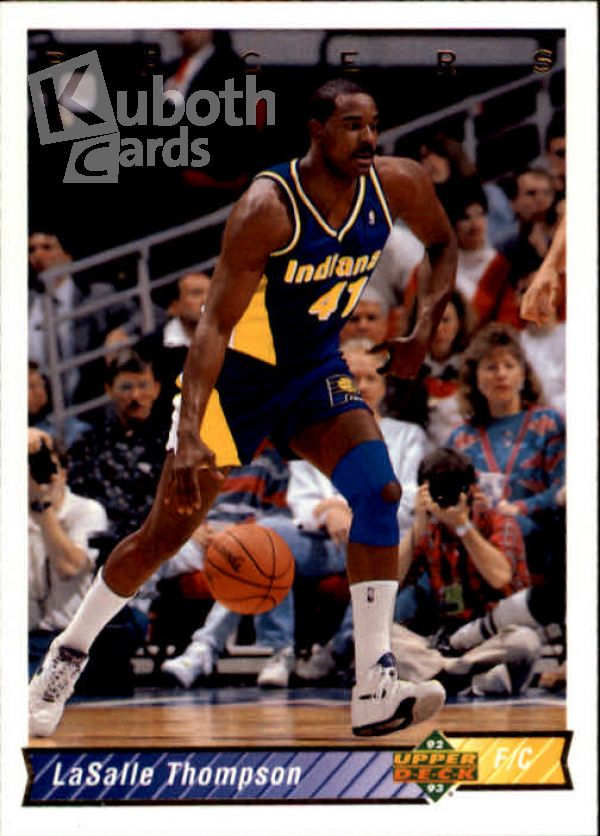 NBA 1992-93 Upper Deck - No. 296 - LaSalle Thompson