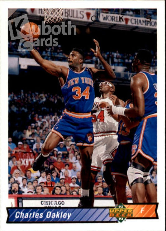 NBA 1992-93 Upper Deck - No. 302 - Charles Oakley