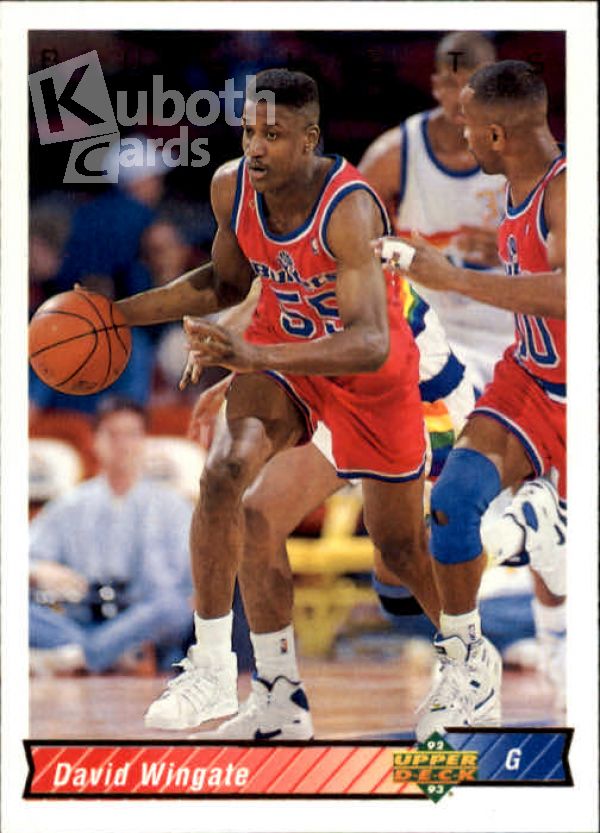 NBA 1992-93 Upper Deck - No. 30 - David Wingate