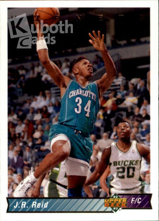 NBA 1992-93 Upper Deck - No. 308 - JR Reid