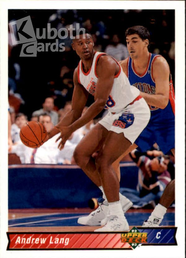 NBA 1992-93 Upper Deck - No. 331 - Andrew Lang