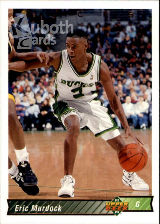 NBA 1992-93 Upper Deck - No 332 - Eric Murdock