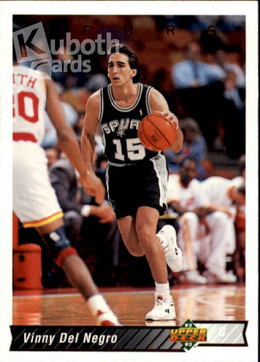 NBA 1992-93 Upper Deck - No 333 - Vinny Del Negro