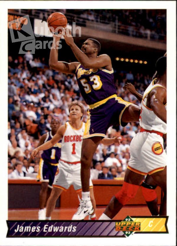 NBA 1992-93 Upper Deck - No. 335 - James Edwards