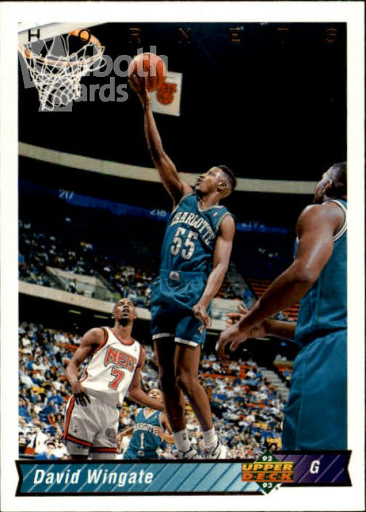 NBA 1992-93 Upper Deck - No. 338 - David Wingate