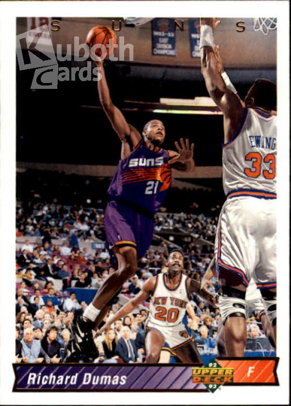 NBA 1992-93 Upper Deck - No. 339 - Richard Dumas