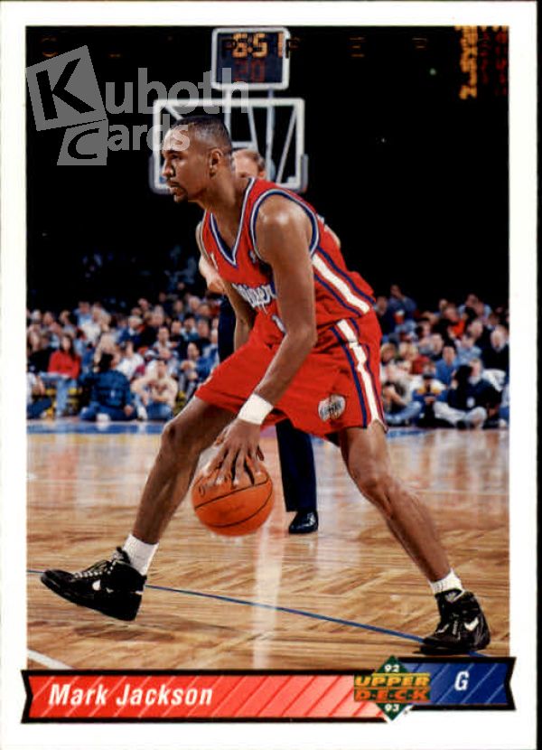 NBA 1992-93 Upper Deck - No 341 - Mark Jackson