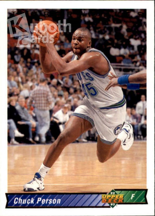 NBA 1992-93 Upper Deck - No. 345 - Chuck Person