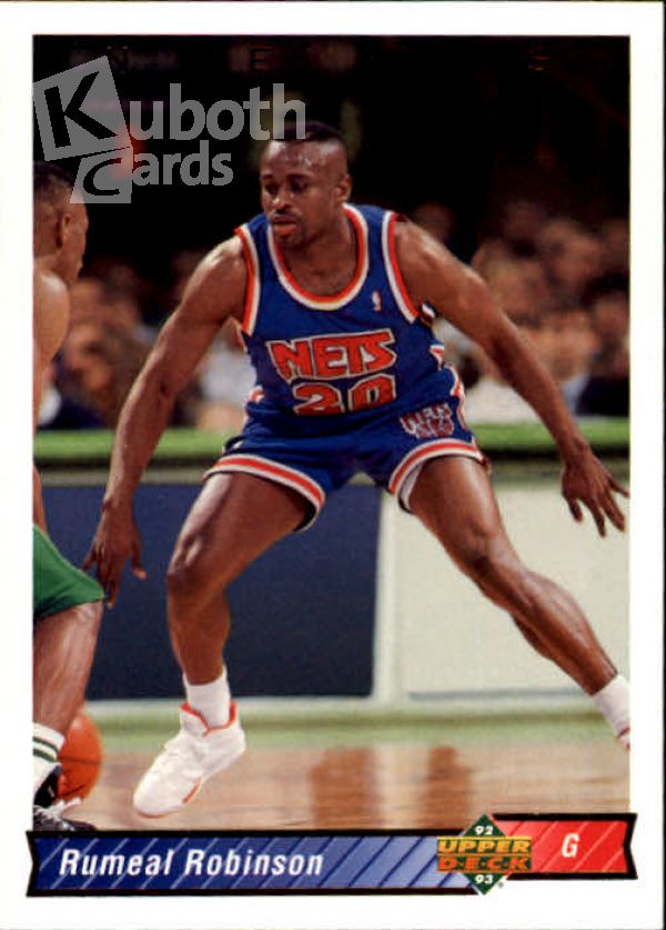 NBA 1992-93 Upper Deck - No. 348 - Rumeal Robinson