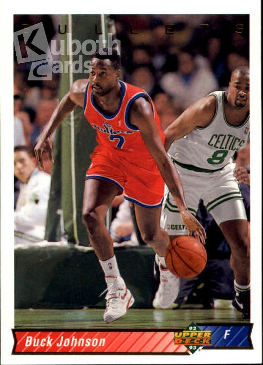 NBA 1992-93 Upper Deck - No. 377 - Buck Johnson