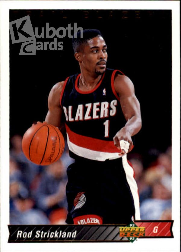 NBA 1992-93 Upper Deck - No. 34 - Rod Strickland