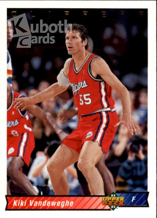 NBA 1992-93 Upper Deck - No. 385 - Kiki Vanderweghe