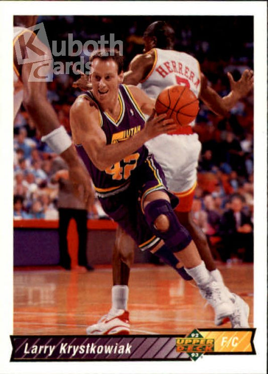 NBA 1992-93 Upper Deck - No 387 - Larry Krystkowiak