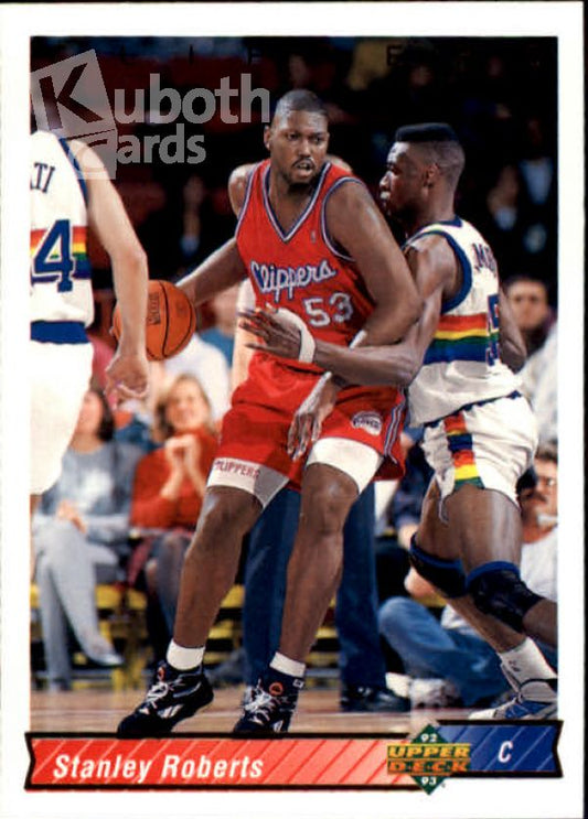 NBA 1992-93 Upper Deck - No 391 - Stanley Roberts