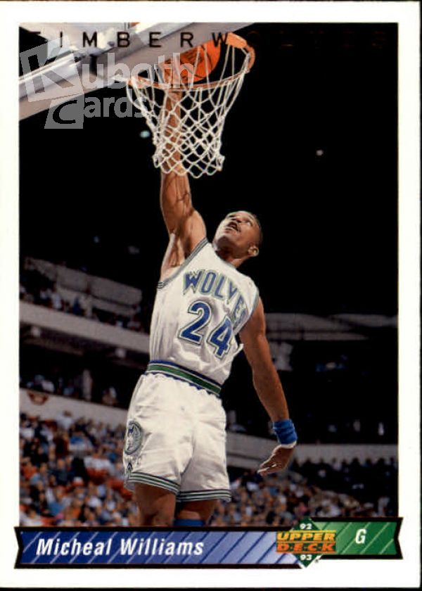 NBA 1992-93 Upper Deck - No 38 - Micheal Williams