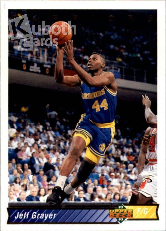 NBA 1992-93 Upper Deck - No 406 - Jeff Grayer