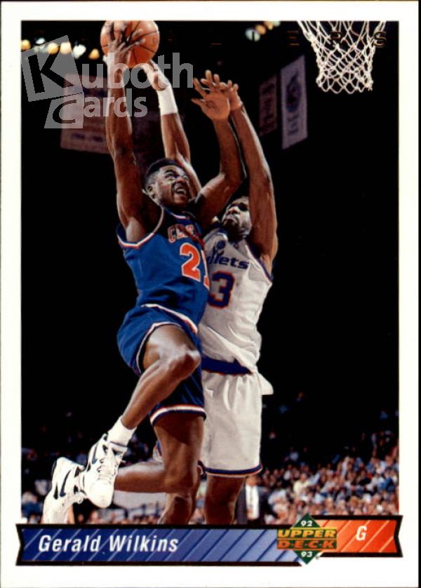 NBA 1992-93 Upper Deck - No 411 - Gerald Wilkins