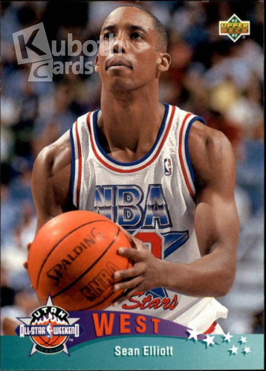 NBA 1992-93 Upper Deck - No. 439 - Sean Elliott