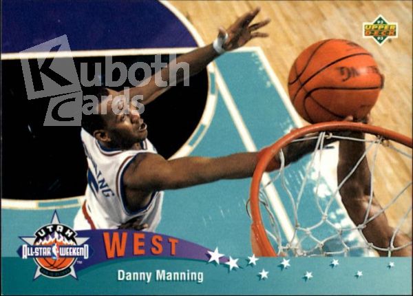 NBA 1992-93 Upper Deck - No. 443 - Danny Manning