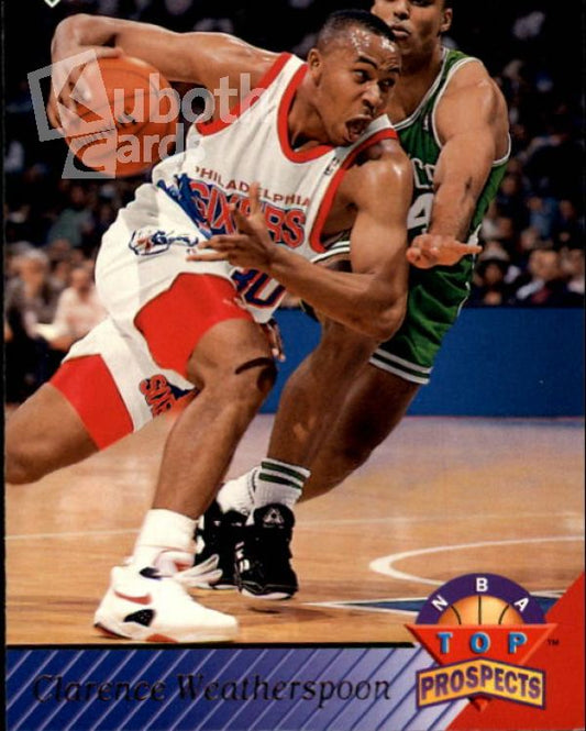 NBA 1992-93 Upper Deck - No 475 - Clarence Weatherspoon