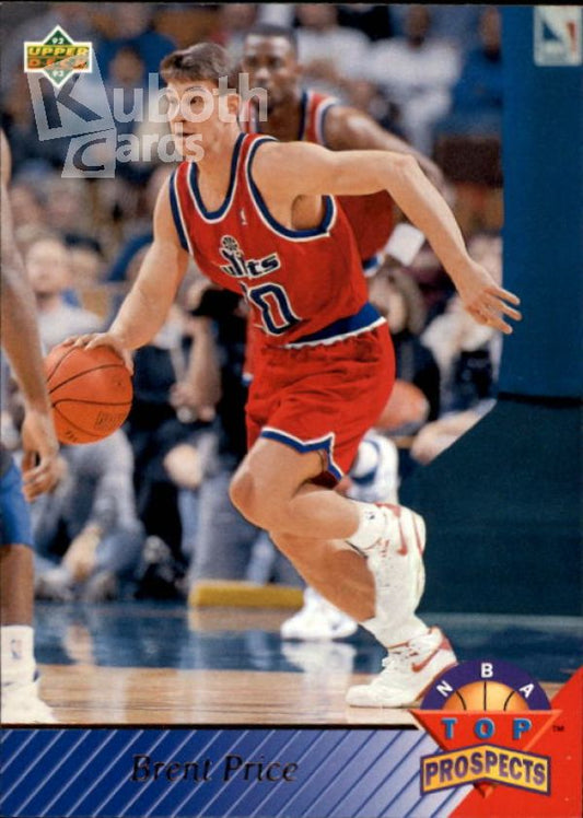 NBA 1992-93 Upper Deck - No. 482 - Brent Price