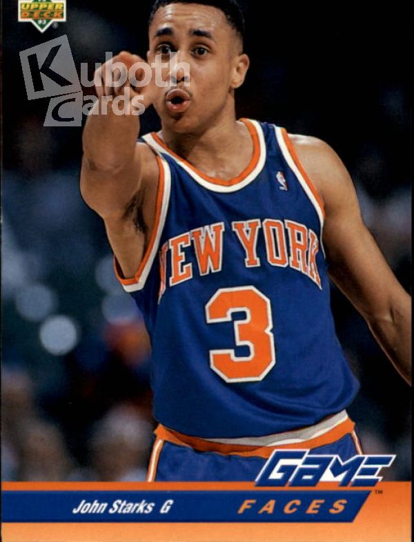 NBA 1992-93 Upper Deck - No 492 - John Starks