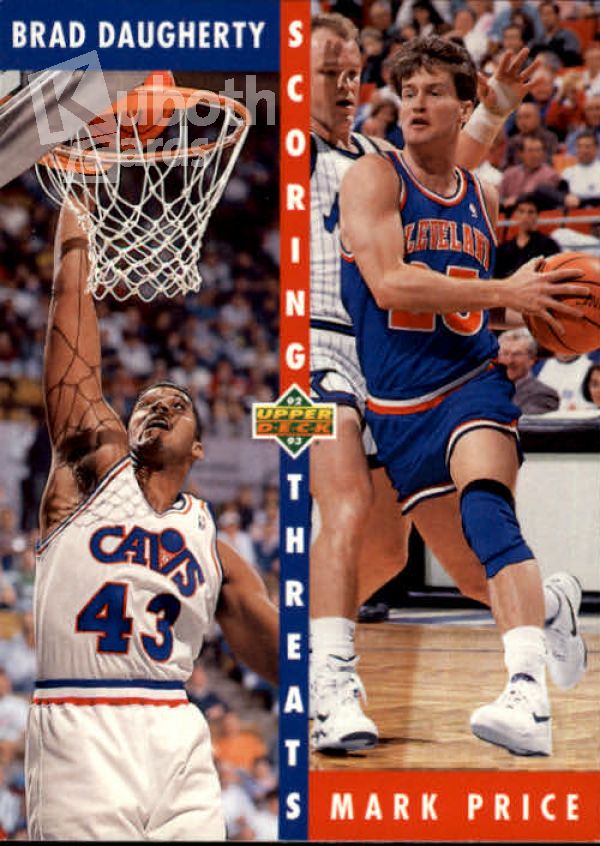 NBA 1992-93 Upper Deck - No 498 - Brad Daugherty / Mark Price