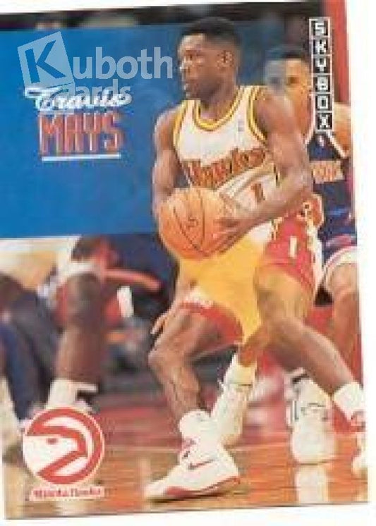 NBA 1992-93 SkyBox - No 376 - Travis Mays