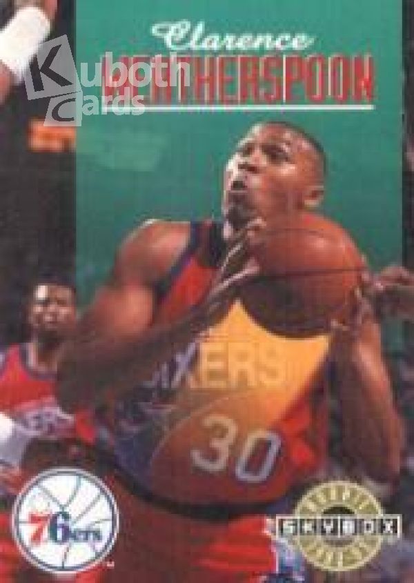 NBA 1992-93 SkyBox - No 387 - Clarence Weatherspoon