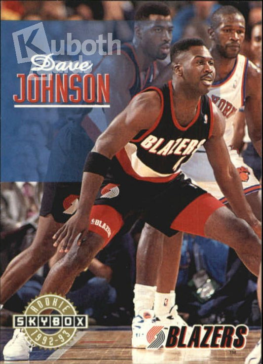 NBA 1992-93 SkyBox - No 392 - Dave Johnson