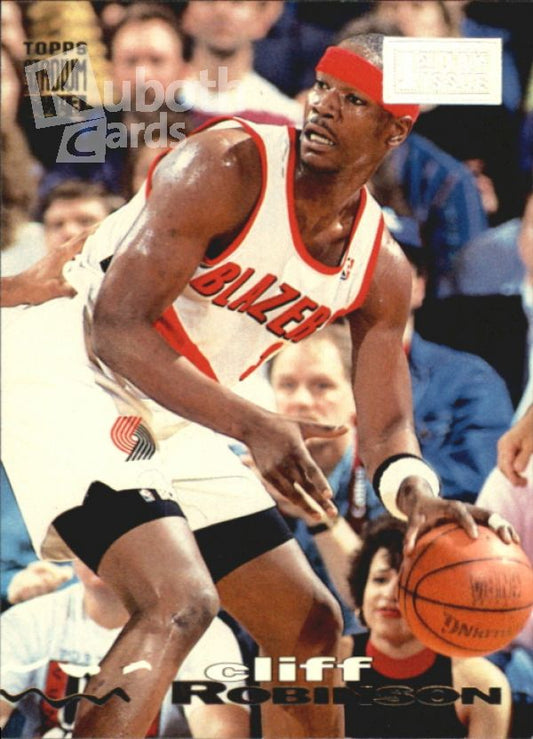 NBA 1993-94 Stadium Club First Day Issue - No 158 - Cliff Robinson