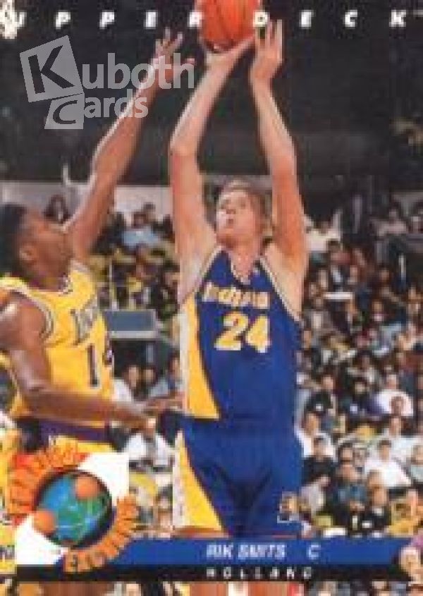 NBA 1992-93 Upper Deck Foreign Exchange - No FE9 - Rik Smits