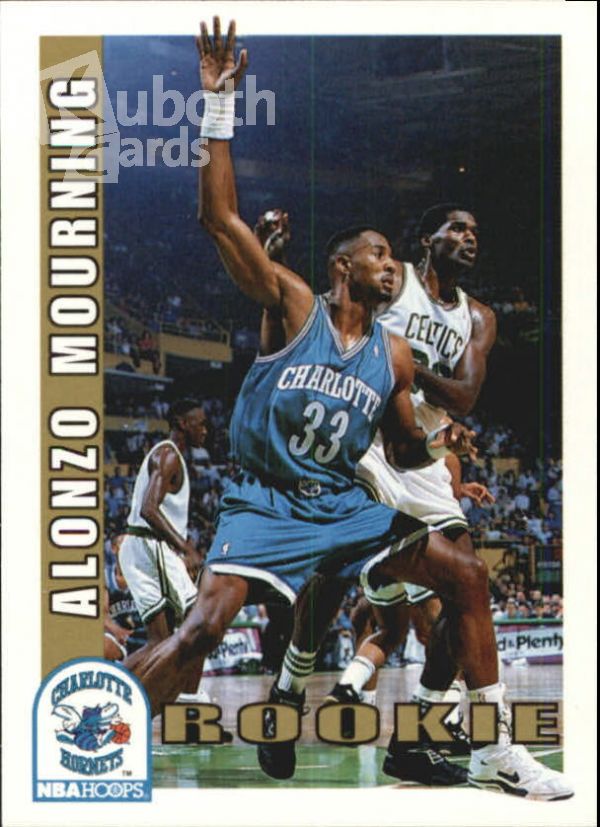 NBA 1992-93 Hoops - No. 361 - Alonzo Mourning