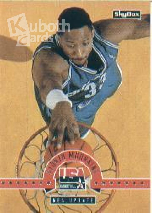 NBA 1994 SkyBox USA - No 4 - Alonzo Mourning