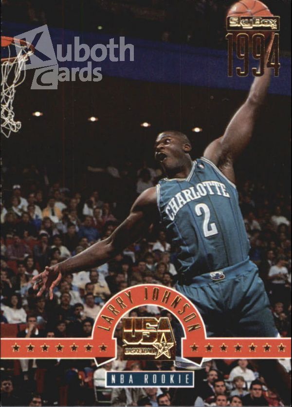 NBA 1994 SkyBox USA Gold - No 8 - Larry Johnson