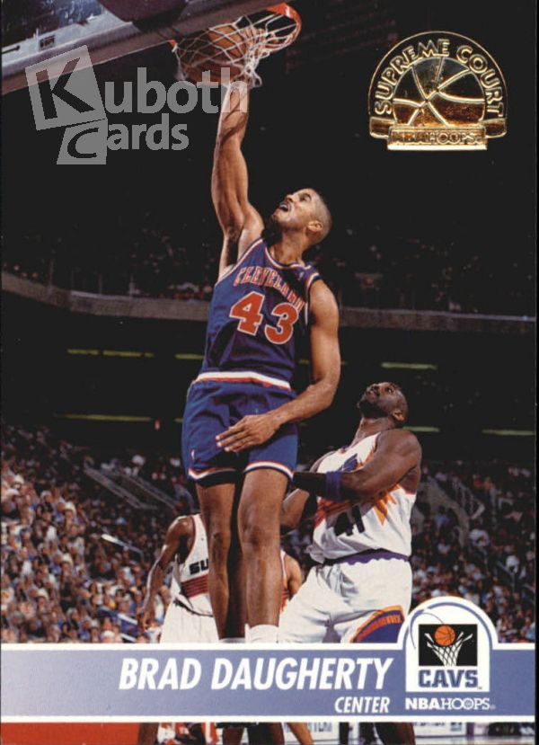 NBA 1994-95 Hoops Supreme Court - No SC9 - Bradley Lee Daugherty