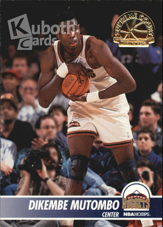 NBA 1994-95 Hoops Supreme Court - No SC13 - Dikembe Mutombo